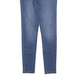 LEVI'S 710 Womens Jeans Blue Slim Skinny Denim Medium W25 L27 Stretch Zip