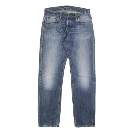 CARHARTT Mens Jeans Blue Regular Straight Denim Light W29 L32 Casual Durable