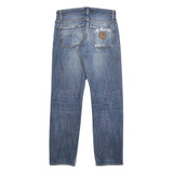 CARHARTT Mens Jeans Blue Regular Straight Denim Light W29 L32 Casual Durable
