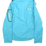 JACK WOLFSKIN Womens Blue Outdoor Jacket UK 8 Polyester Blend Zip Hooded