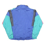 CONCORDIA Mens Blue Green Pink Black Colourblock Jacket M Polyester Blend Zip