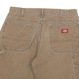DICKIES Mens Shorts Beige Casual Cotton Blend L W32 Workwear Pocketed