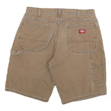 DICKIES Mens Shorts Beige Casual Cotton Blend L W32 Workwear Pocketed