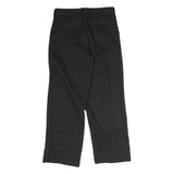 DICKIES Mens Cotton Blend Black Regular Straight Trousers W28 L25 Workwear