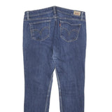 LEVI'S 524 Too Superlow Womens Jeans Blue Relaxed Straight Denim Medium W34 L30