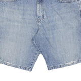 CARHARTT Mens Denim Blue Casual Shorts L W34 Workwear Pocket Detail