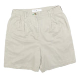 TOMMY HILFIGER Womens Shorts Beige Casual S W28 Cotton Blend Classic Fit