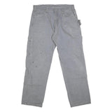 DICKIES Mens Jeans Grey Regular Straight Denim Medium W32 L31 Workwear