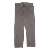 LEVI'S 505 Mens Jeans Grey Regular Straight Denim Raw W34 L32 Zip Closure