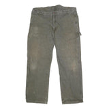 DICKIES Mens Green Regular Straight Denim Cotton Blend Medium W40 L31 Workwear
