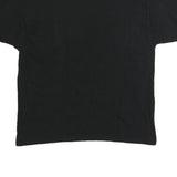 CHAMPION Mens Black XL Graphic T-Shirt Short Sleeve Crew Neck Cotton Casual