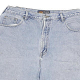 ROUTE 66 Womens Shorts Blue Casual Denim L W32 Relaxed Fit Cotton Blend