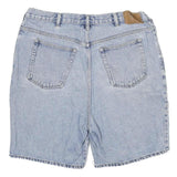 ROUTE 66 Womens Shorts Blue Casual Denim L W32 Relaxed Fit Cotton Blend