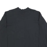 ADIDAS Mens Black Classic Long Sleeve Crew Neck Cotton Blend M T-Shirt