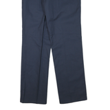 BIG BILL Mens Polyester Blend Navy Regular Straight Trousers W34 L32 Workwear
