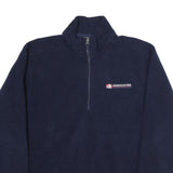 LANDSEND Mens Navy Blue Jumper Plain Pullover Crew Neck Basic Knit L Casual