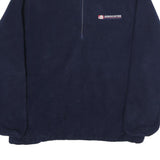 LANDSEND Mens Navy Blue Jumper Plain Pullover Crew Neck Basic Knit L Casual