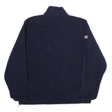 LANDSEND Mens Navy Blue Jumper Plain Pullover Crew Neck Basic Knit L Casual