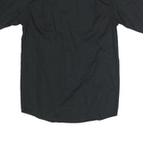 WRANGLER Mens Black & Beige Short Sleeve Shirt S Button Casual Workwear