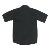 WRANGLER Mens Black & Beige Short Sleeve Shirt S Button Casual Workwear