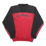 ADIDAS Mens Black & Red Retro Track Jacket L Polyester Zip Striped Sports