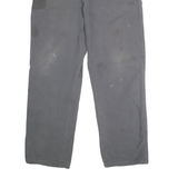 DICKIES Mens Regular Fit Grey Denim W38 L32 Workwear Zip Closure Jeans