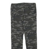 DOWNLAOD Boys Cotton Blend Grey Camouflage Relaxed Drawstring Trousers W29 L27