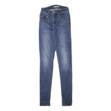 LEVI'S Womens Blue Slim Skinny Denim Medium W22 L32 Stretch Cotton Blend Jeans