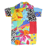 O'TATTY Womens Multicolour Printed Shirt Short Sleeve Collared L Bright Floral