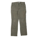 CARHARTT Mens Cotton Blend Green Regular Fit Straight Leg Trousers W33 L32
