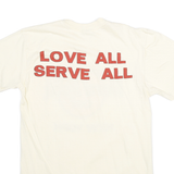 HARD ROCK CAFE Mens Cream New York Graphic T-Shirt M Short Sleeve Crew Neck