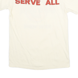 HARD ROCK CAFE Mens Cream New York Graphic T-Shirt M Short Sleeve Crew Neck