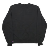 CHAMPION Mens Black Ball U Crew Neck M Cotton Blend Sweatshirt Casual Pullover