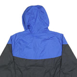 NIKE Mens Blue & Black USA Logo Track Jacket 2XL Polyester Blend Zip Hooded