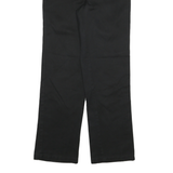 DICKIES Mens Cotton Blend Black Regular Fit Straight Leg Trousers W28 L30