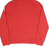 NIKE Mens Red Cascades Graphic Pullover Hoodie L Sports Casual Cotton Blend