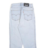 LEVI'S Womens Light Blue Regular Fit Straight Cotton Blend Jeans W26 L24 Classic