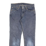 LEVI'S 511 Slim Mens Jeans Blue Slim Straight Denim Medium W31 L30 Zip