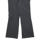 DICKIES Womens Cotton Blend Black Slim Flared Trousers W32 L26 Workwear