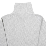 CALVIN KLEIN PERFORMANCE Womens Grey Quilted High Neck Sweatshirt M Comfortable