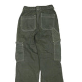 BDG Womens Regular Green Cargo Denim Jeans W26 L29 Utility Pockets Zip