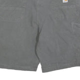 CARHARTT Mens Shorts Grey Relaxed Fit XL W40 Workwear Utility Cotton Blend