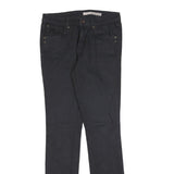 DKNY Womens Slim Black Jeans Denim W29 L32 Stretch Cotton Blend Zip Pocket