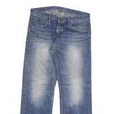 TOM TAILOR Mens Jeans Blue Regular Straight Denim Medium W36 L34 Casual Zip