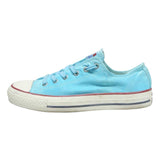 CONVERSE Chuck Taylor All Star Womens Low Top Trainers Blue Canvas UK 4.5 Casual