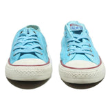 CONVERSE Chuck Taylor All Star Womens Low Top Trainers Blue Canvas UK 4.5 Casual