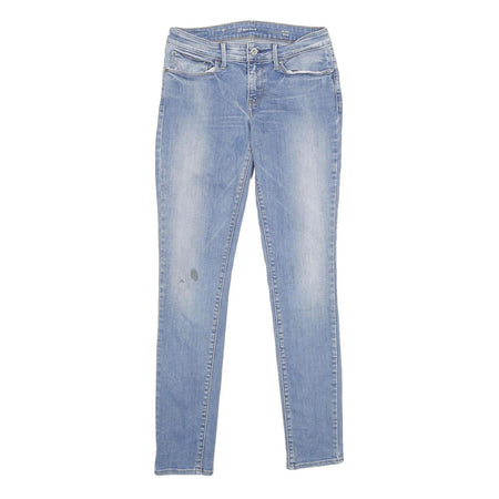 LEVI'S Demi Curve Mid Rise Skinny Womens Jeans Blue Relaxed Skinny Denim Light