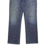 TRUE RELIGION Mens Blue Regular Fit Straight Leg Denim Medium W34 L30 Jeans