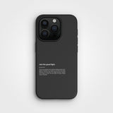 Plant-based phone case | Black, Join the good fight - PLNTPRTCT™ - Up to 3m Drop Protection
