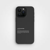 Plant-based phone case | Black, Join the good fight - PLNTPRTCT™ - Up to 3m Drop Protection